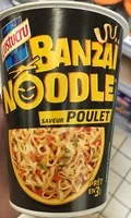 Mängden socker i banzaï noodle saveur poulet
