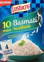Mängden socker i Lustucru riz basmati 10 min sachets 360g (4x90g)