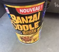 Mängden socker i Lustucru banzaï noodle nouilles sautées en sauce poulet teriyaki 90g