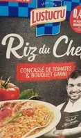 Mängden socker i Riz du chef concassé de tomates & bouquet garni