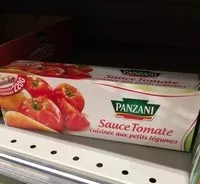 Mängden socker i Sauce tomate cuisinée aux petits légumes