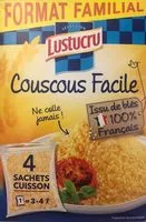 Mängden socker i Couscous facile Blé Français Format Familial