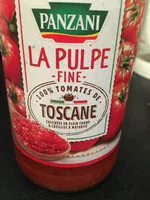Mängden socker i La pulpe fine - 100% Tomates de Toscane