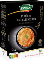 Mängden socker i Puree de lentilles corail