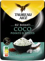 Mängden socker i Riz Basmati Coco pointe d’epices