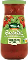 Mängden socker i Sauce au basilic et tomates fraîches de saison