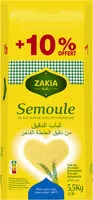 Mängden socker i Zakia semoule fine 5kg+10%offerts