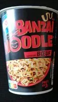 Mängden socker i Banzai noodle