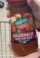 Mängden socker i Bolognaise 100% pur boeuf