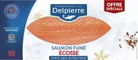 Mängden socker i Saumon fumé écosse 10 tranches Delpierre