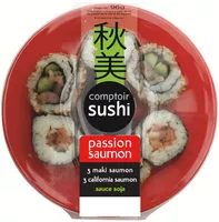 Mängden socker i Comptoir Sushi Passion Saumon
