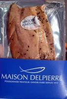 Mängden socker i Filet de maquereau fumé poivre Delpierre