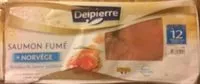 Mängden socker i Saumon fumé Norvège