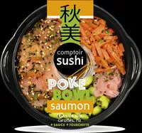 Mängden socker i Poke Bowl saumon