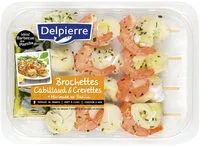 Mängden socker i Brochettes cabillaud et queues crevettes marinade basilic