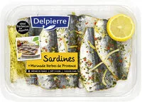 Mängden socker i Filets de sardines citron/herbes de provence