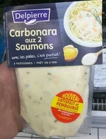 Mängden socker i Carbonara aux 2 Saumons