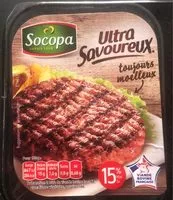 Mängden socker i Ultra savoureux Socopa 15% mg