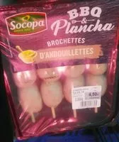 Mängden socker i Brochettes d'andouillette