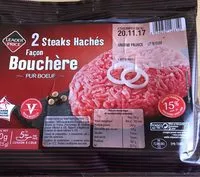 Mängden socker i Steaks hachés façon bouchère pur boeuf
