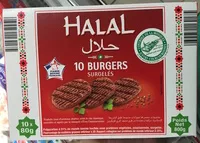 Mängden socker i 10 burgers surgelés