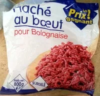 Mängden socker i Hache au boeuf pour Bolognaise