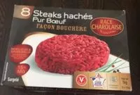 Mängden socker i Steaks Hachés Pur Bœuf Façon Bouchère Race Charolaise