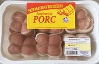 Mängden socker i Paupiettes de Porc