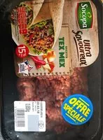 Mängden socker i Viande haché tex mex