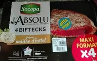 Mängden socker i Biftecks