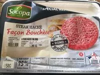 Mängden socker i Steack haché facon bouchère