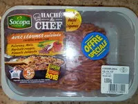 Mängden socker i Haché du Chef avec Légumes Cuisinés