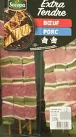 Mängden socker i Extra Tendre Boeuf Porc
