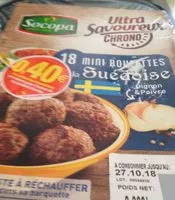 Mängden socker i Boulettes a la suedoise