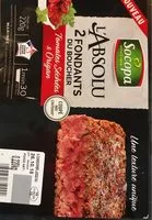 Mängden socker i 2 Fondants du Boucher Tomates séchées & Origan