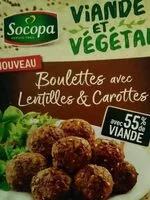 Mängden socker i Boulettes avec lentilles et carottes