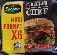 Mängden socker i Burger du chef