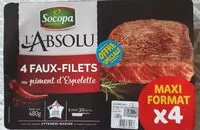 Mängden socker i 4 faux-filets au piment d'Espelette
