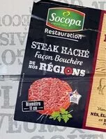 Mängden socker i Steak haché façon bouchère