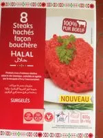 Mängden socker i Steaks hachés façon bouchère Halal