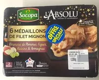 Mängden socker i 6 médaillons de filet mignon