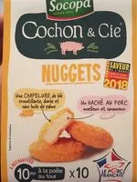 Mängden socker i Nuggets de porc