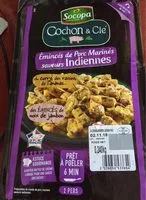 Mängden socker i Eminces de porc marines saveurs indiennes