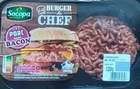 Mängden socker i Burger du chef porc goût bacon