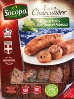 Mängden socker i Saucisses aux choux et poireaux