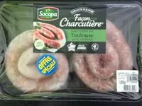 Mängden socker i Saucisses de toulouse aux herbes
