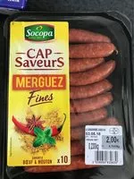Mängden socker i Merguez cap saveurs
