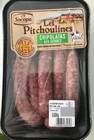 Mängden socker i Les pitchoulines chipolatas aux herbes