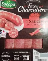 Mängden socker i Saucisses façon charcutière