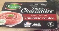 Mängden socker i Saucisse de Toulouse